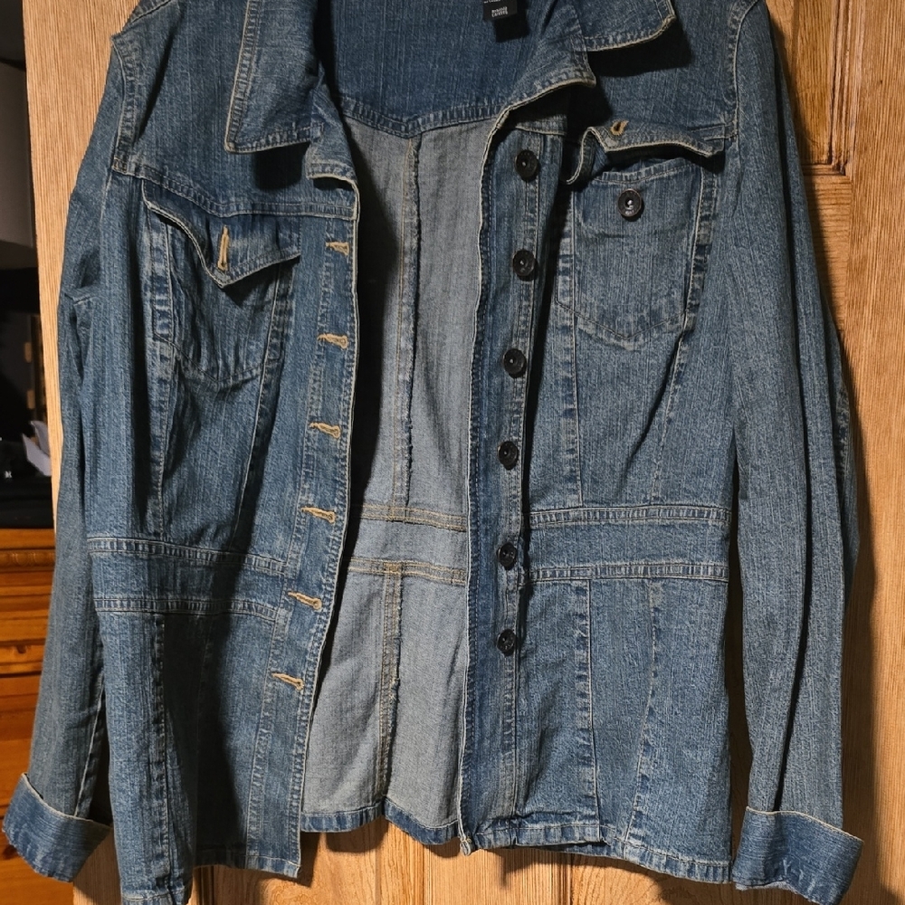 Axcess Blue Stretch Denim Womens JACKET